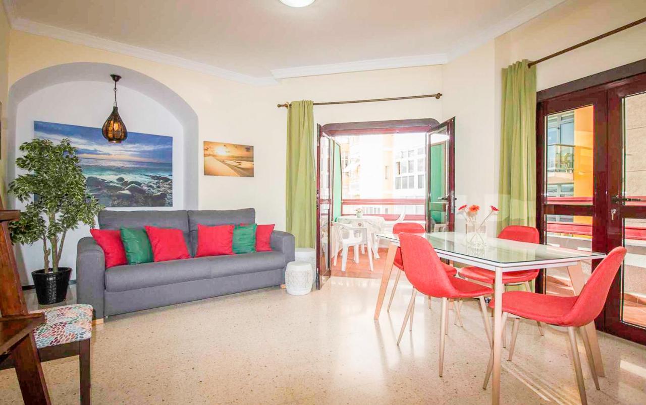 Apartamento Con Balcon En La Playa De Las Canteras لاس بالماس دي غران كاناريا المظهر الخارجي الصورة