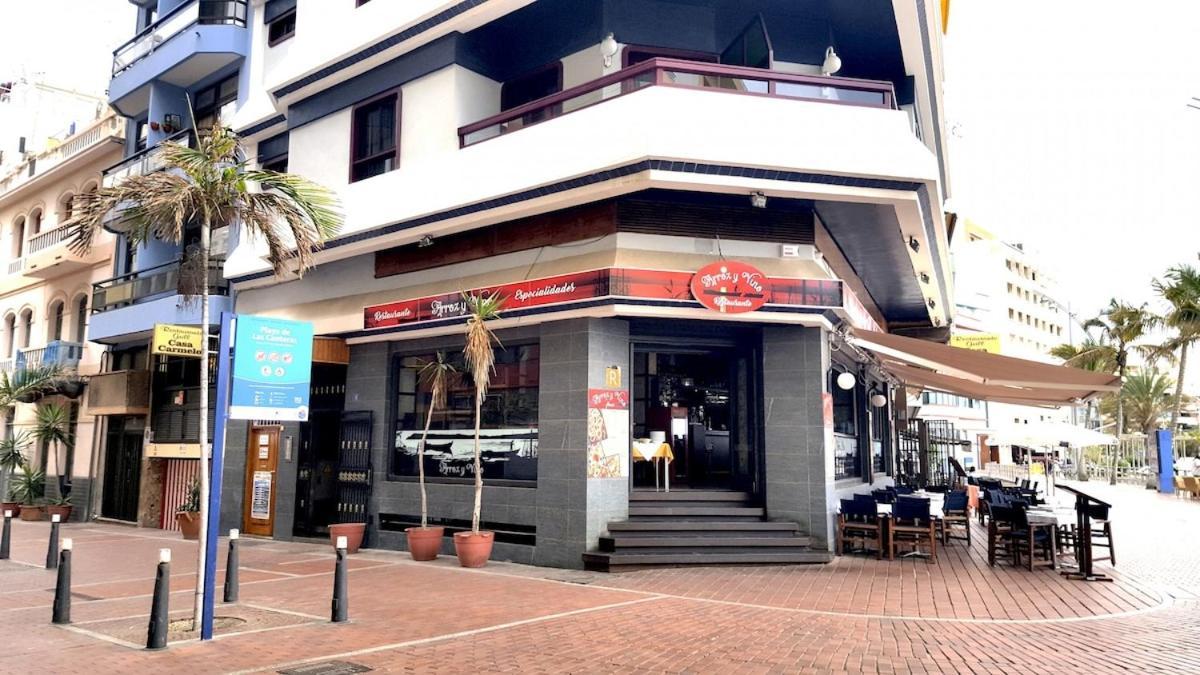Apartamento Con Balcon En La Playa De Las Canteras لاس بالماس دي غران كاناريا المظهر الخارجي الصورة