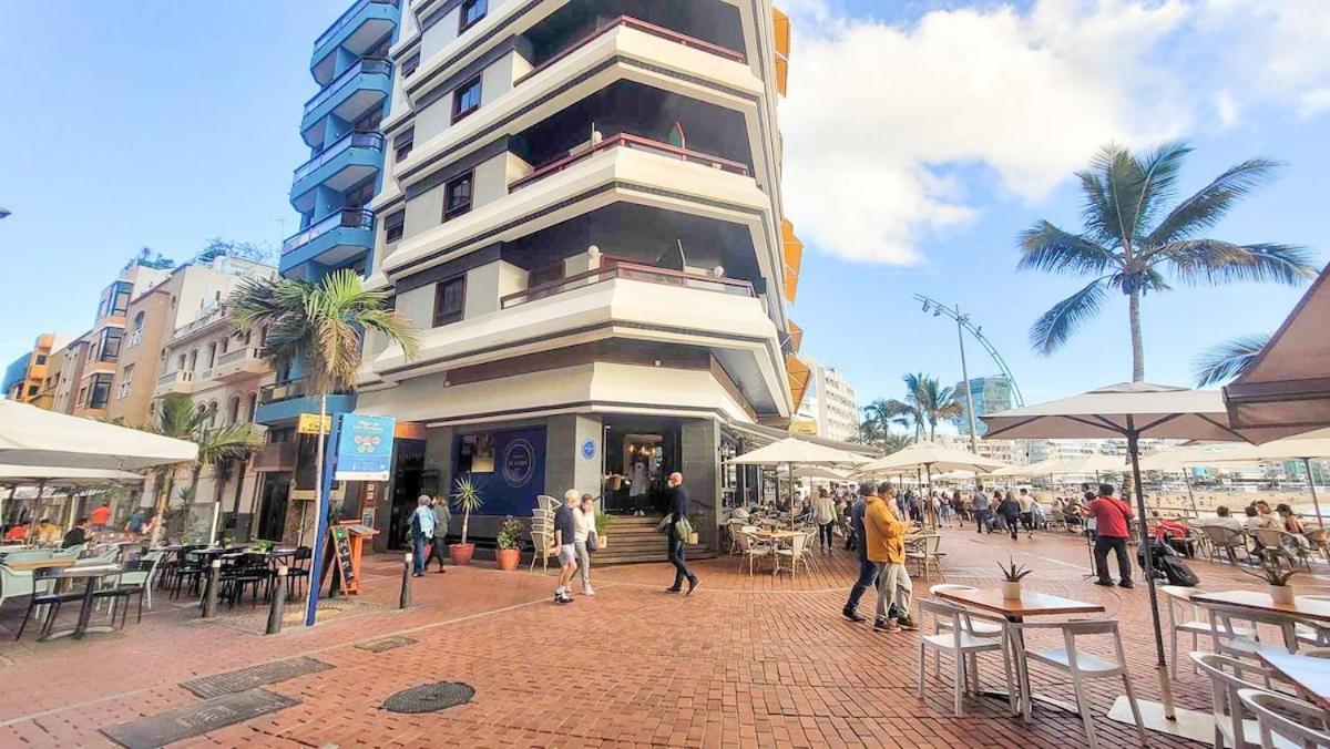 Apartamento Con Balcon En La Playa De Las Canteras لاس بالماس دي غران كاناريا المظهر الخارجي الصورة