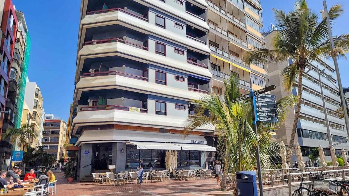 Apartamento Con Balcon En La Playa De Las Canteras لاس بالماس دي غران كاناريا المظهر الخارجي الصورة